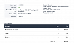 Pro forma number on invoices 💰📑