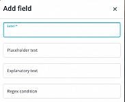 Let me define a min and max characters in the free text field.